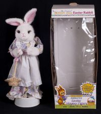Telco Motionette Mrs. Peter Cotton Tail Animated Musical Motionette w/ Box
